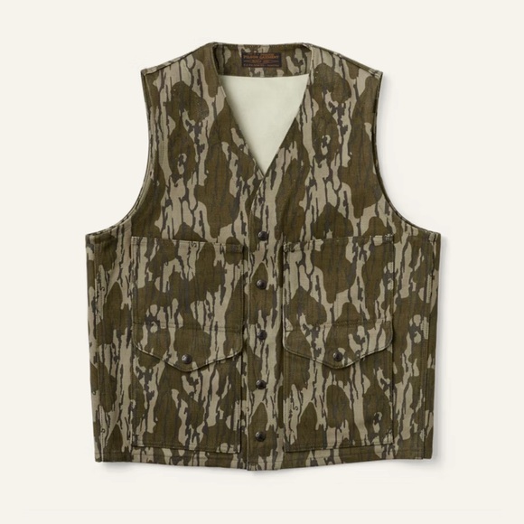 Filson Rugged Twill Cruiser Vest size XL Mossy Oak Bottomland Factory 1sts - Picture 2 of 4